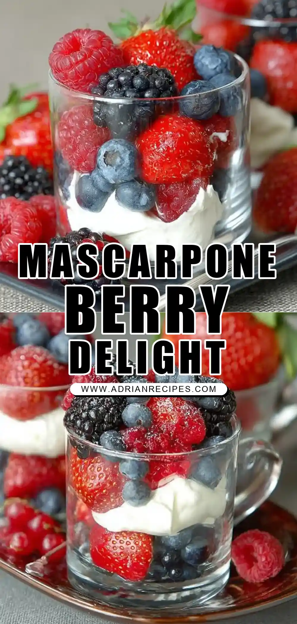 Berries with Sweet Mascarpone Cream Recipe