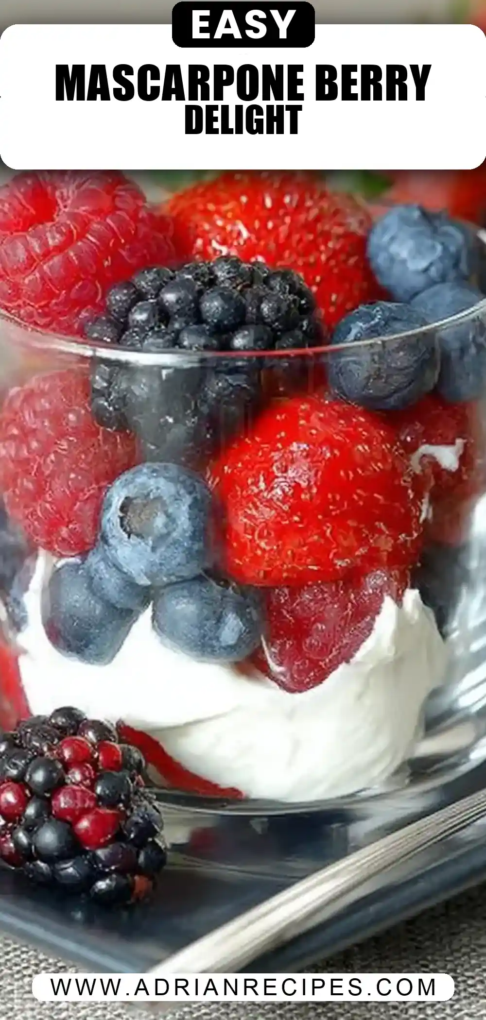Berries with Sweet Mascarpone Cream Recipe
