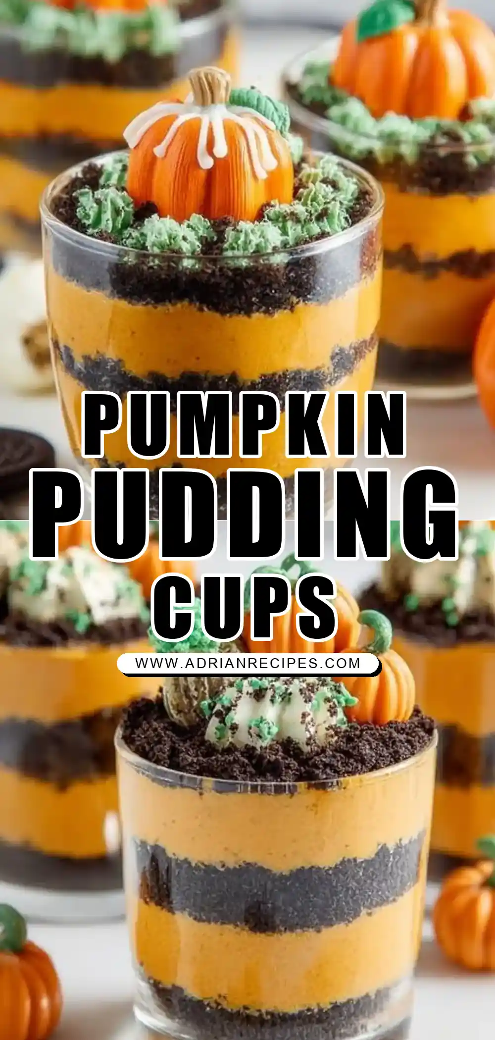 Pumpkin Patch Pudding Cups Recipe