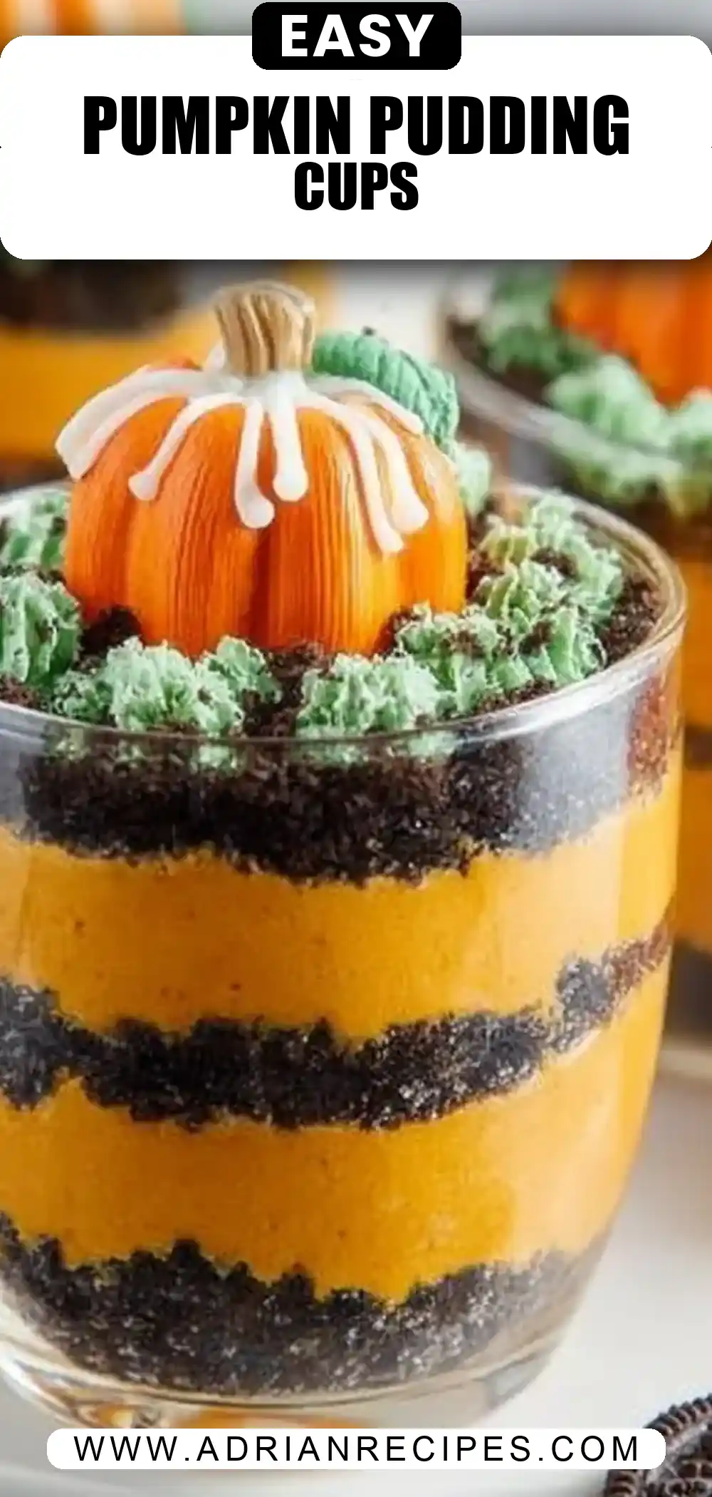 Pumpkin Patch Pudding Cups Recipe