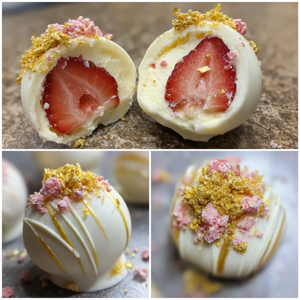 A delicious plate of Sweet Strawberry Shortcake Easter Egg Bombs You’ll Love